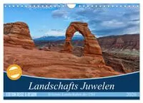 Leitz / CALVENDO |  Landschafts Juwelen - Erlesene Landschaften der USA (Wandkalender 2026 DIN A4 quer), CALVENDO Monatskalender | Sonstiges |  Sack Fachmedien