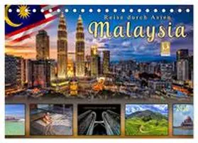 Roder / CALVENDO |  Reise durch Asien - Malaysia (Tischkalender 2026 DIN A5 quer), CALVENDO Monatskalender | Sonstiges |  Sack Fachmedien