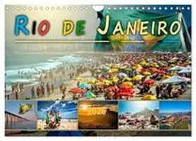 Roder / CALVENDO |  Rio de Janeiro, Stadt des Sonnenscheins (Wandkalender 2026 DIN A4 quer), CALVENDO Monatskalender | Sonstiges |  Sack Fachmedien