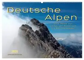 Roder / CALVENDO |  Deutsche Alpen, eine Reise von Lindau am Bodensee bis Berchtesgaden (Wandkalender 2026 DIN A2 quer), CALVENDO Monatskalender | Sonstiges |  Sack Fachmedien