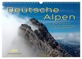 Roder / CALVENDO |  Deutsche Alpen, eine Reise von Lindau am Bodensee bis Berchtesgaden (Wandkalender 2026 DIN A3 quer), CALVENDO Monatskalender | Sonstiges |  Sack Fachmedien