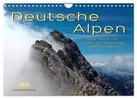 Roder / CALVENDO |  Deutsche Alpen, eine Reise von Lindau am Bodensee bis Berchtesgaden (Wandkalender 2026 DIN A4 quer), CALVENDO Monatskalender | Sonstiges |  Sack Fachmedien
