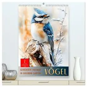 Roder / CALVENDO |  Vögel - gefiederte Freunde in unserem Garten (hochwertiger Premium Wandkalender 2026 DIN A2 hoch), Kunstdruck in Hochglanz | Sonstiges |  Sack Fachmedien