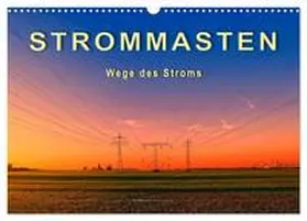 Roder / CALVENDO |  Strommasten - Wege des Stroms (Wandkalender 2026 DIN A3 quer), CALVENDO Monatskalender | Sonstiges |  Sack Fachmedien