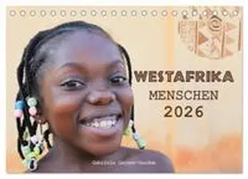 Gerner-Haudum / CALVENDO |  Westafrika Menschen 2026 (Tischkalender 2026 DIN A5 quer), CALVENDO Monatskalender | Sonstiges |  Sack Fachmedien