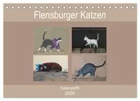 Busch / CALVENDO |  Flensburger Katzen (Tischkalender 2026 DIN A5 quer), CALVENDO Monatskalender | Sonstiges |  Sack Fachmedien