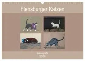 Busch / CALVENDO |  Flensburger Katzen (Wandkalender 2026 DIN A3 quer), CALVENDO Monatskalender | Sonstiges |  Sack Fachmedien