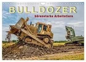 Roder / CALVENDO |  Bulldozer - bärenstarke Arbeitstiere (Wandkalender 2026 DIN A4 quer), CALVENDO Monatskalender | Sonstiges |  Sack Fachmedien