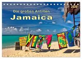 Roder / CALVENDO |  Die großen Antillen - Jamaica (Tischkalender 2026 DIN A5 quer), CALVENDO Monatskalender | Sonstiges |  Sack Fachmedien