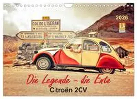 Roder / CALVENDO |  Die Legende - die Ente, Citroën 2CV (Wandkalender 2026 DIN A4 quer), CALVENDO Monatskalender | Sonstiges |  Sack Fachmedien
