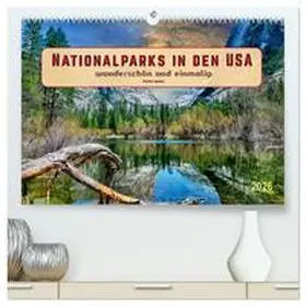Roder / CALVENDO |  Nationalparks in den USA - wunderschön und einmalig (hochwertiger Premium Wandkalender 2026 DIN A2 quer), Kunstdruck in Hochglanz | Sonstiges |  Sack Fachmedien