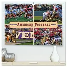 Roder / CALVENDO |  American Football - athletisch und riskant (hochwertiger Premium Wandkalender 2026 DIN A2 quer), Kunstdruck in Hochglanz | Sonstiges |  Sack Fachmedien