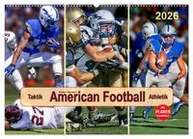 Roder / CALVENDO |  American Football - Taktik und Athletik (Wandkalender 2026 DIN A2 quer), CALVENDO Monatskalender | Sonstiges |  Sack Fachmedien