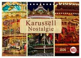 Roder / CALVENDO |  Karussell - Nostalgie (Tischkalender 2026 DIN A5 quer), CALVENDO Monatskalender | Sonstiges |  Sack Fachmedien