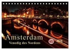Roder / CALVENDO |  Amsterdam - Venedig des Nordens (Tischkalender 2026 DIN A5 quer), CALVENDO Monatskalender | Sonstiges |  Sack Fachmedien