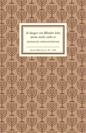  Je länger ein Blinder lebt, desto mehr sieht er | Buch |  Sack Fachmedien