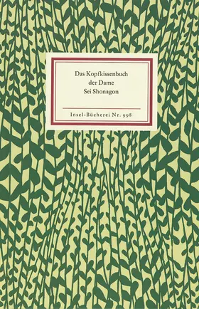 Bode |  Das Kopfkissenbuch der Dame Sei Shonagon | Buch |  Sack Fachmedien