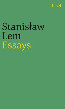 Lem |  Essays | Buch |  Sack Fachmedien