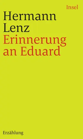 Lenz |  Erinnerung an Eduard | Buch |  Sack Fachmedien
