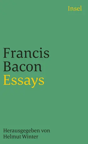 Bacon / Winter |  Essays | Buch |  Sack Fachmedien