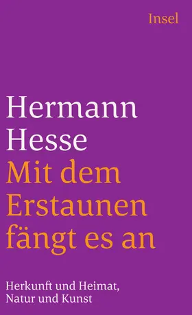 Hesse / Michels |  Mit dem Erstaunen fängt es an | Buch |  Sack Fachmedien