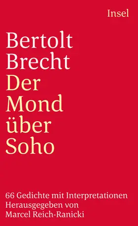 Brecht / Reich-Ranicki |  Der Mond über Soho | Buch |  Sack Fachmedien