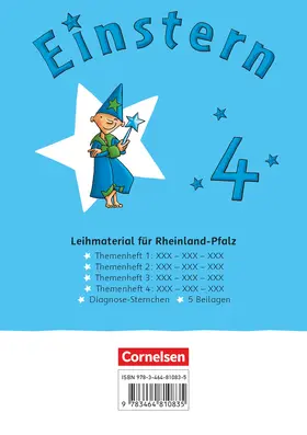  Einstern Mathematik 04 (Rheinland-Pfalz). Themenhefte 1-4, Diagnoseheft und Kartonbeilagen im Schuber - Ausleihmaterial | Buch |  Sack Fachmedien