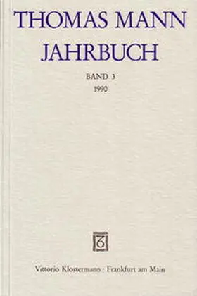 Heftrich / Wysling / Sprecher |  Thomas Mann Jahrbuch | Buch |  Sack Fachmedien