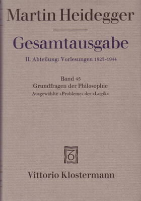 Heidegger / Herrmann |  Martin Heidegger Gesamtausgabe | Buch |  Sack Fachmedien