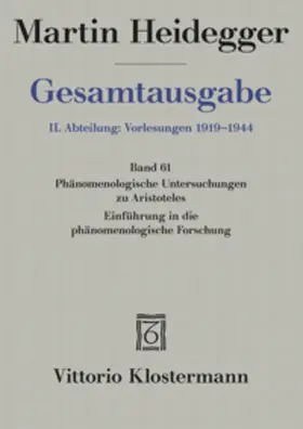 Bröcker / Bröcker-Oltmanns |  Phänomenologische Interpretationen zu Aristoteles | Buch |  Sack Fachmedien