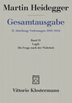 Heidegger / Biemel |  Martin Heidegger Gesamtausgabe | Buch |  Sack Fachmedien