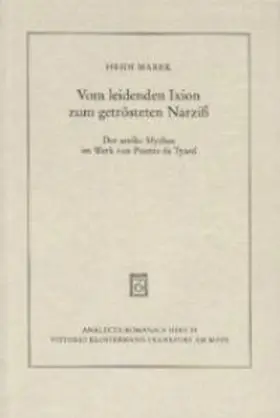 Marek |  Vom leidenden Ixion zum getrösteten Narziß | Buch |  Sack Fachmedien
