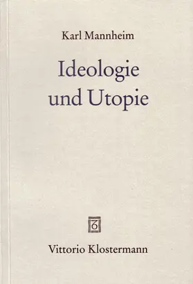 Mannheim |  Ideologie und Utopie | Buch |  Sack Fachmedien