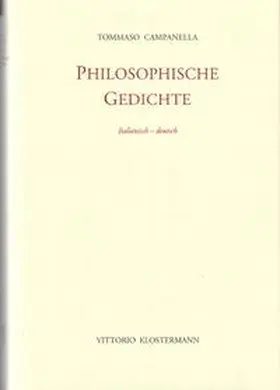 Campanella / Flasch |  Philosophische Gedichte | Buch |  Sack Fachmedien