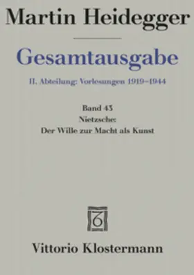 Heimbüchel / Heidegger |  Nietzsche: Der Wille zur Macht als Kunst (Wintersemester 1936/37) | Buch |  Sack Fachmedien