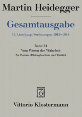 Mörchen / Heidegger |  Vom Wesen der Wahrheit | Buch |  Sack Fachmedien