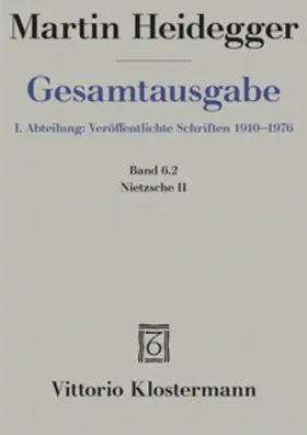 Heidegger / Schillbach |  Martin Heidegger Gesamtausgabe | Buch |  Sack Fachmedien