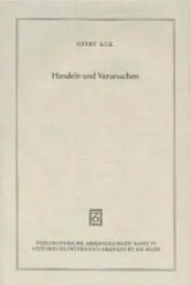 Keil |  Handeln und Verursachen | Buch |  Sack Fachmedien