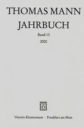 Heftrich / Wysling / Sprecher |  Thomas Mann Jahrbuch | Buch |  Sack Fachmedien