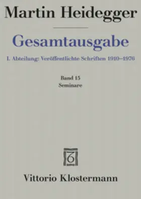 Heidegger / Ochwadt |  Seminare | Buch |  Sack Fachmedien