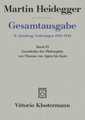 Heidegger / Vetter |  Martin Heidegger Gesamtausgabe | Buch |  Sack Fachmedien