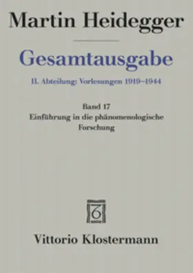 Heidegger / Herrmann |  Martin Heidegger Gesamtausgabe | Buch |  Sack Fachmedien