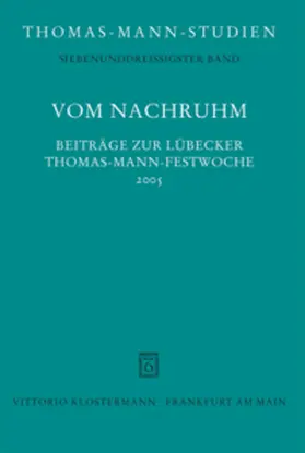 Wimmer / Wisskirchen |  Vom Nachruhm | Buch |  Sack Fachmedien