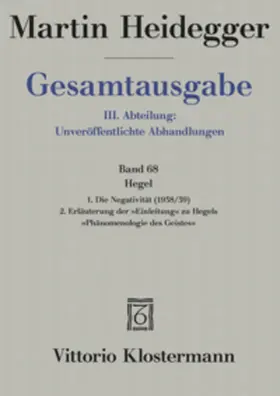 Heidegger / Schüssler |  Martin Heidegger Gesamtausgabe | Buch |  Sack Fachmedien
