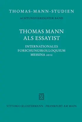 Sprecher / Linder |  Thomas Mann als Essayist | Buch |  Sack Fachmedien