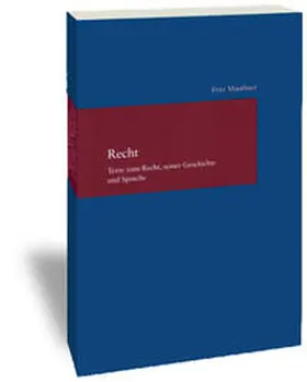 Mauthner |  Recht | Buch |  Sack Fachmedien