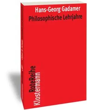 Gadamer |  Philosophische Lehrjahre | Buch |  Sack Fachmedien