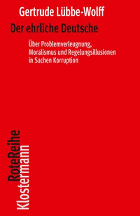 Lübbe-Wolff |  Der ehrliche Deutsche | Buch |  Sack Fachmedien