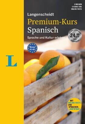 Graf-Riemann / Romano Álvarez / Langenscheidt |  Langenscheidt Premium-Kurs Spanisch - Sprachkurs mit 2 Büchern, 6 Audio-CDs, MP3-Download, Online-Tests und Zertifikat | Buch |  Sack Fachmedien