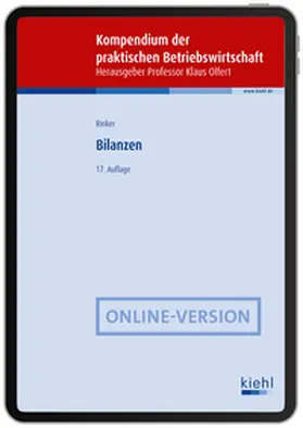 Olfert / Rinker |  Bilanzen | Online-Buch | Sack Fachmedien